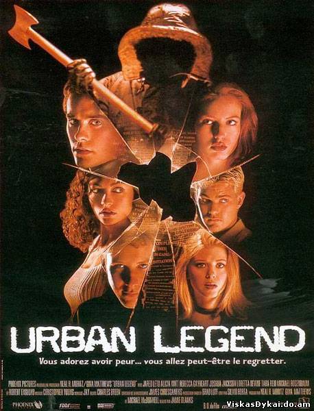 Filmas Miesto legenda / Urban Legend (1998) - Online Nemokamai