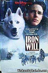 Filmas Geležinis Vilis / Iron Will (1994)