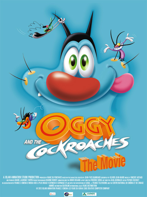 Filmas Ogis ir tarakonai. Filmas / Oggy and the Cockroaches: The Movie (2013)