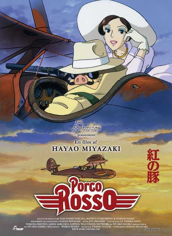 Filmas Porco Rosso / Kurenai no buta / Porko Roso (1992)