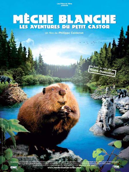 Filmas Bebriuko nuotykiai / Meche Blanche, les aventures du petit castor (2008)
