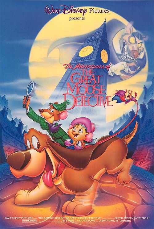 Filmas Šaunusis peliukas detektyvas / The Great Mouse Detective (1986)