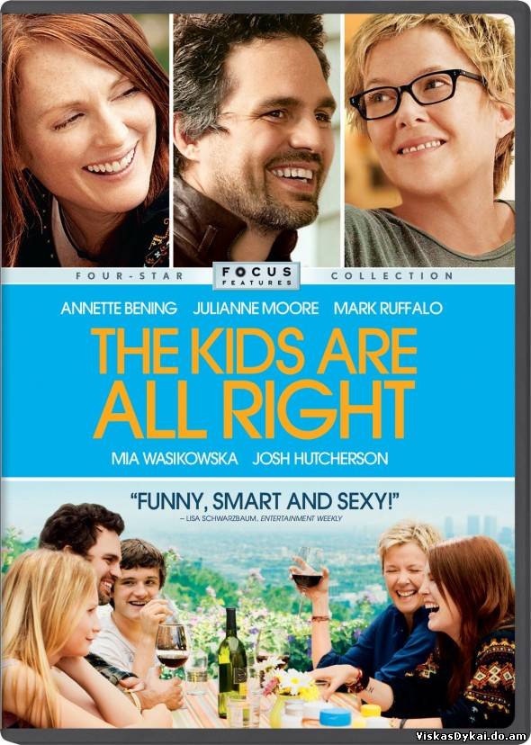 Filmas Vaikams viskas gerai / The Kids Are All Right(2010) - Online Nemokamai