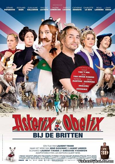 Filmas Астерикс и Обеликс в Британии / Astérix et Obélix: Au service de Sa Majesté (2012) BDRip720 |