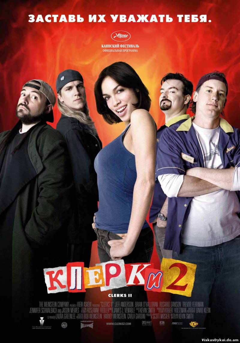 Filmas Клерки 2 / Clerks II (2006) HDRip
