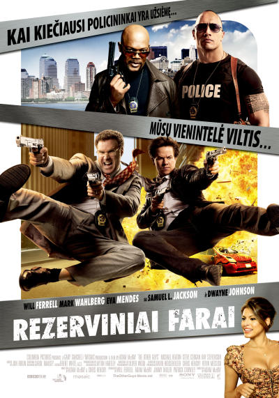 Filmas Rezerviniai farai / The Other Guys (2010)