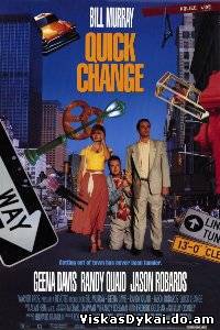 Filmas Staigios permainos / Quick Change (1990)