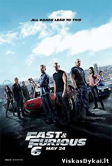 Filmas Greiti ir įsiutę 6 / Форсаж 6 /The Fast and the Furious 6 (2013)