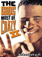 Filmas Dievai tikriausiai pamišę 2 / The Gods Must Be Crazy 2 (1989)