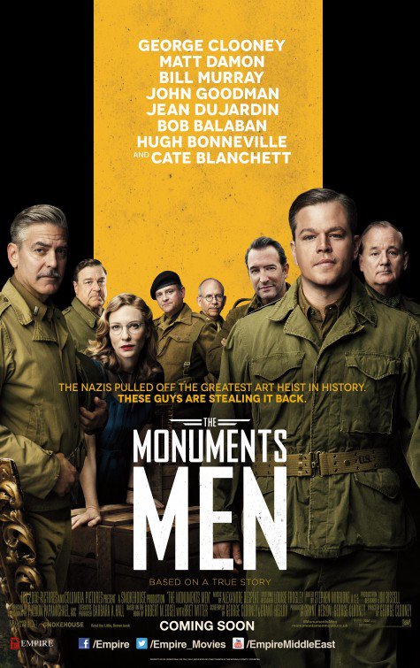 Filmas Brangenybių medžiotojai / The Monuments Men (2014)