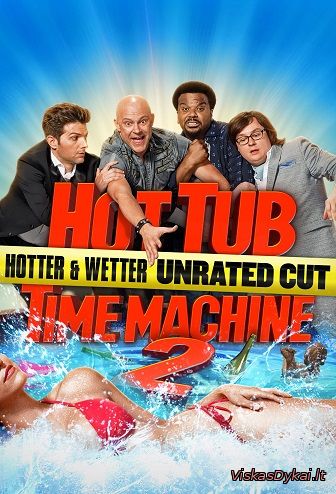 Filmas Karštas kubilas – laiko mašina 2 / Hot Tub Time Machine 2 / Машина времени в джакузи 2 (2015)