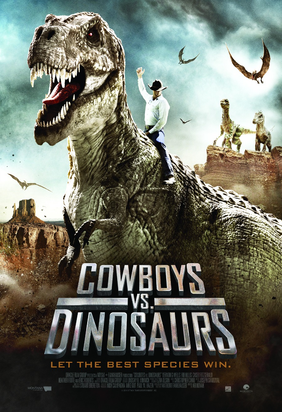 Filmas Kaubojai prieš dinozaurus / Cowboys vs Dinosaurs (2015)