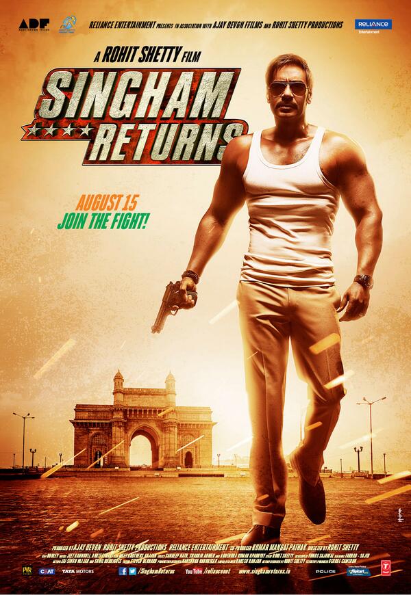 Filmas Сингам 2 / Возвращение Сингама / Singham Returns (2014)