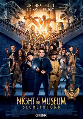 Filmas Naktis muziejuje. Kapo paslaptis / Night at the Museum: Secret of the Tomb (2014)