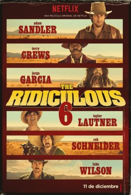 Filmas Nevykėlių 6 / The Ridiculous 6 (2015)