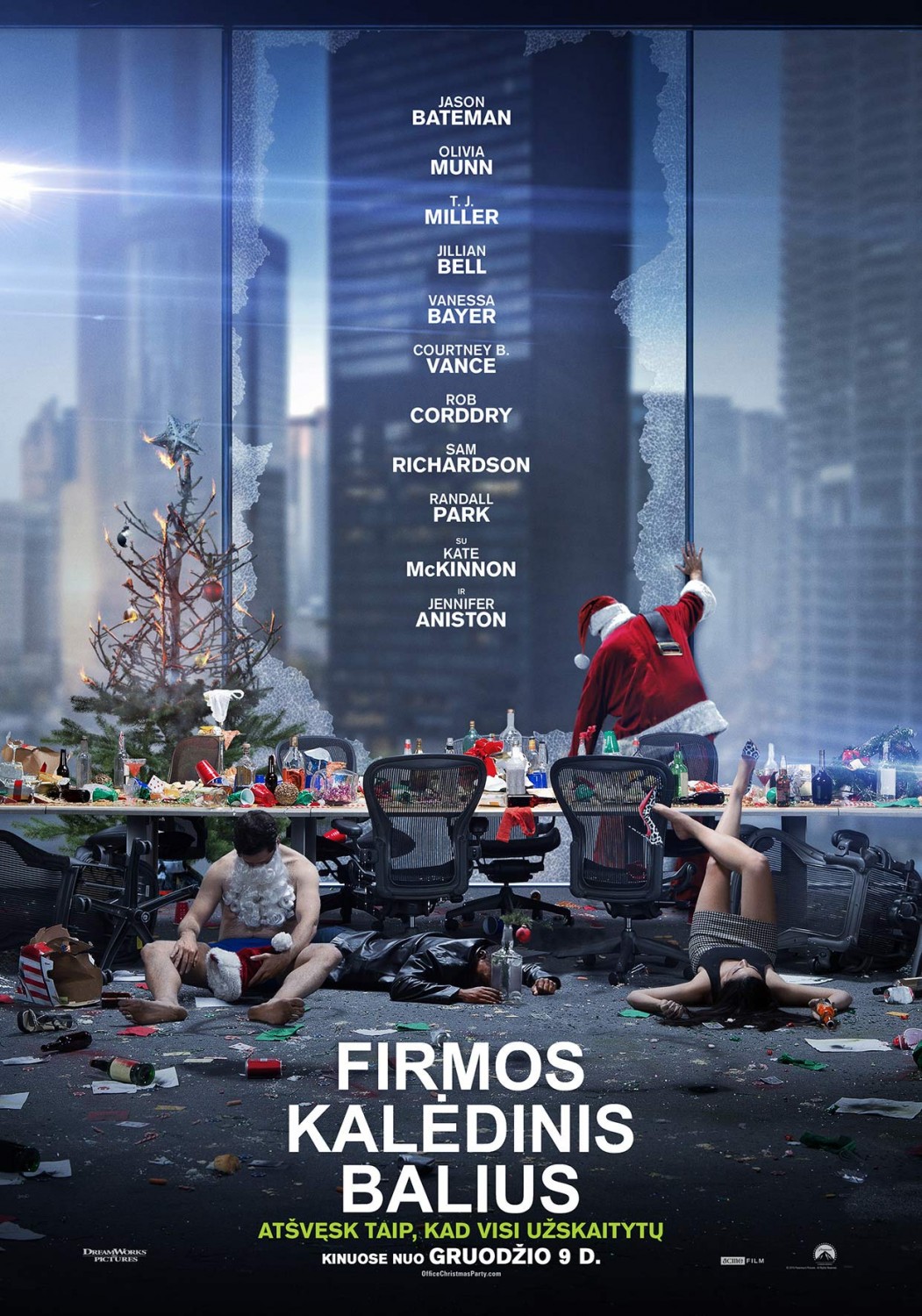 Filmas Firmos kalėdinis balius / Office Christmas Party (2016) online