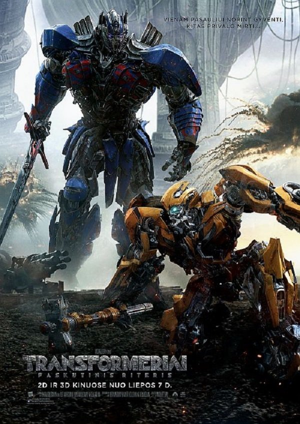 Filmas Transformeriai: Paskutinis Riteris / Transformers: The Last Knight (2017) online