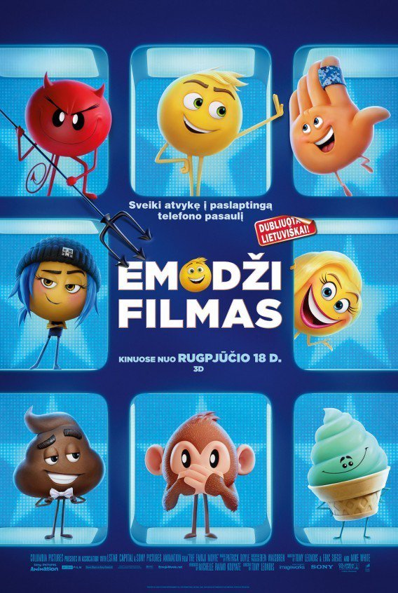 Filmas EMODŽI FILMAS / Emoji Movie (2017) online