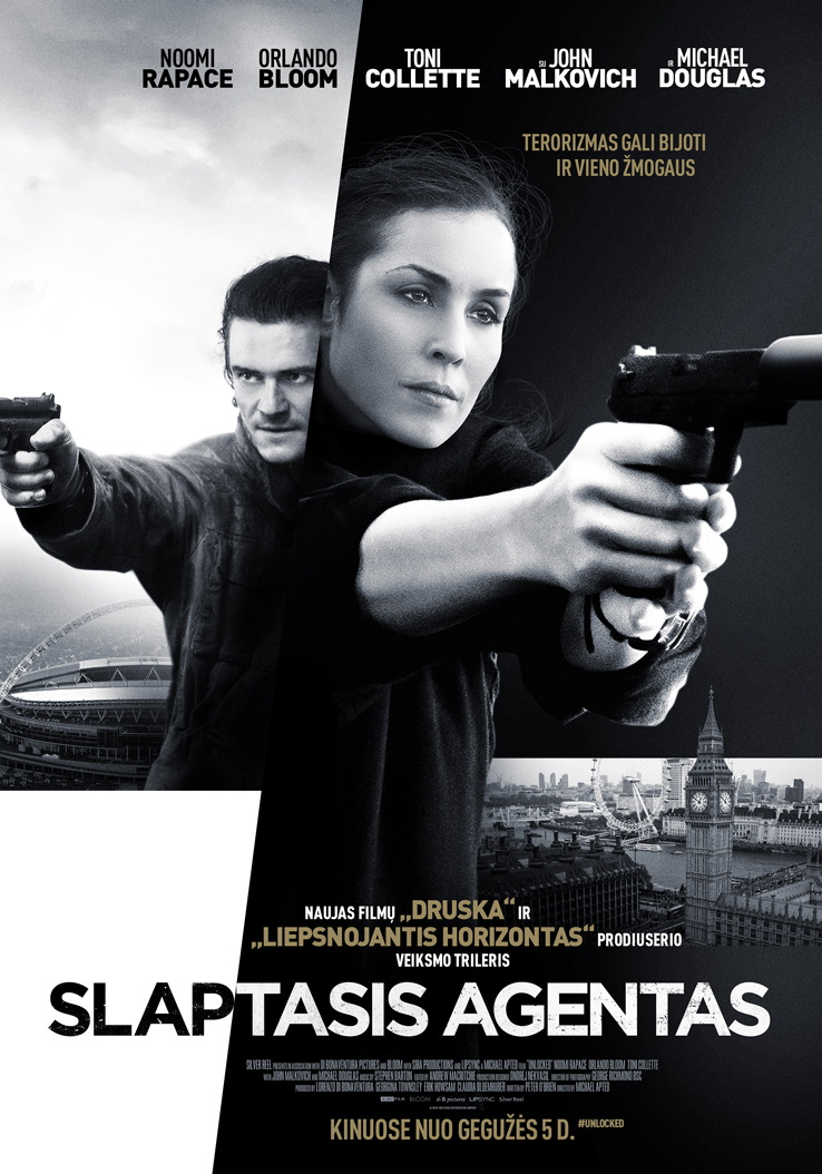 Filmas Slaptasis agentas / Unlocked (2017) online